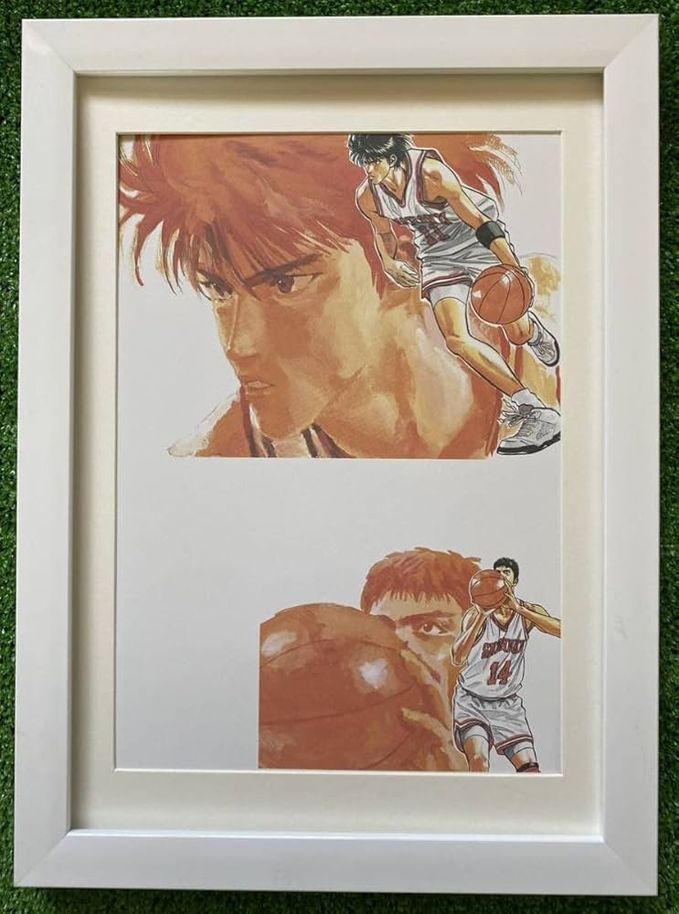 【額装品】スラムダンク　SLAM DUNK 桜木花道　広告　井上雄彦 額装品】スラムダンク SLAM DUNK 桜木花道 広告 井上雄彦 検
